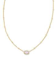 Kendra Scott Mini Elisa Pink Opalite Necklace