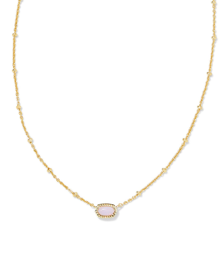 Kendra Scott Mini Elisa Pink Opalite Necklace