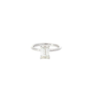 Lab Grown Emerald Engagement Ring