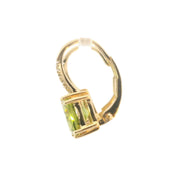 Drop Earrings with Peridot and Diamonds