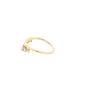 14 Karat Yellow Gold Diamond Ring
