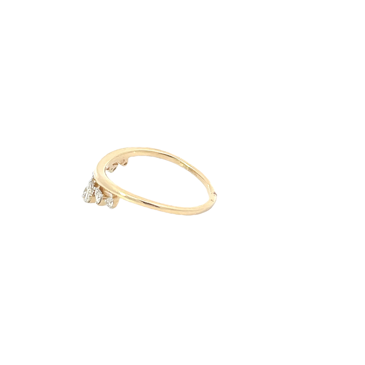 14 Karat Yellow Gold Diamond Ring