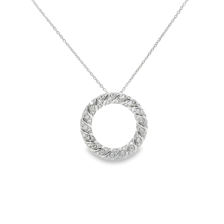 Twisted "O" Pendant