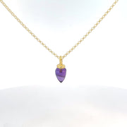 Jorge Revilla Pendulum Collection Amethyst Necklace