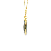 Vermeil Pendant with Labradorite and Apatite Accent