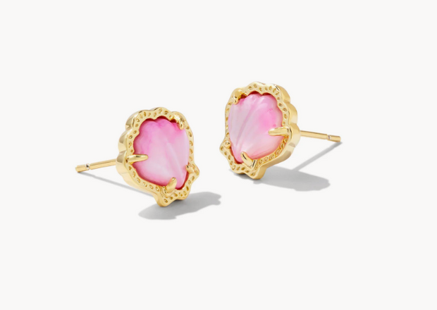 Kendra Scott Gold Tone Brynne Shell Earrings