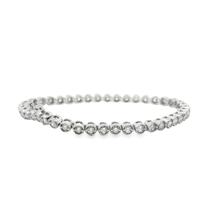 Diamond Bezel Tennis Bracelet