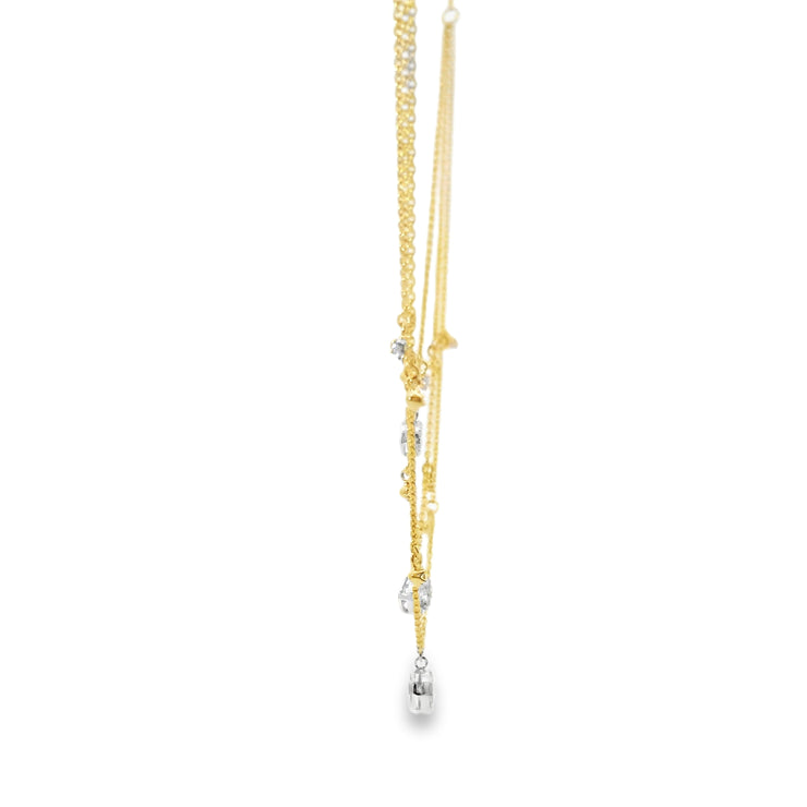 Diamond Multi-Strand Necklace