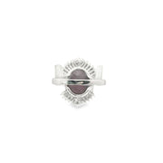 Platinum Star Ruby and Diamond Ballerina Ring