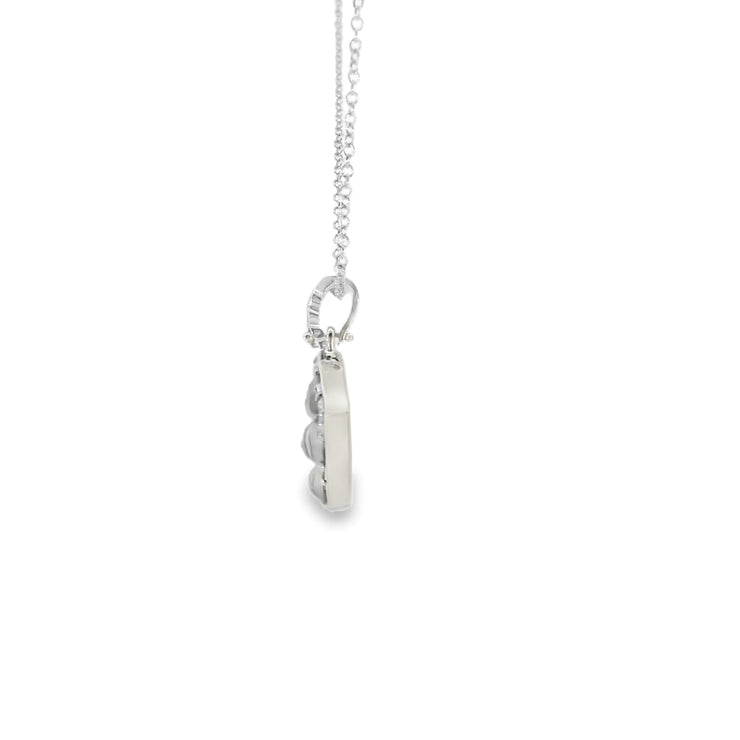 Salt and Pepper Diamond Pendant