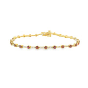 Rubiy and Diamond Bracelet