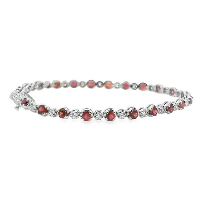 Ruby and Diamond Bracelet