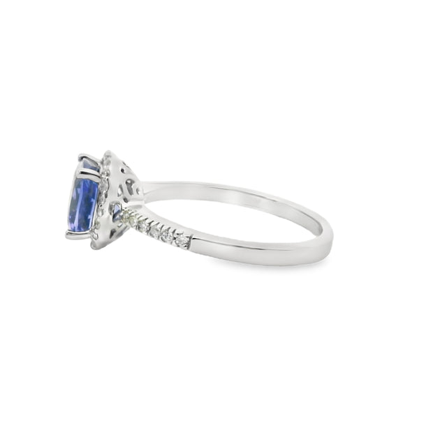 Tanzanite and Diamond Ring