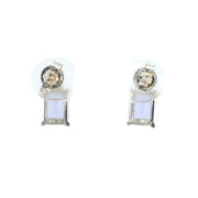 Tanzanite and Diamond Studs