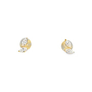 Diamond Two Stone Studs