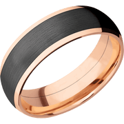 14K Rose Gold + Polish Finish