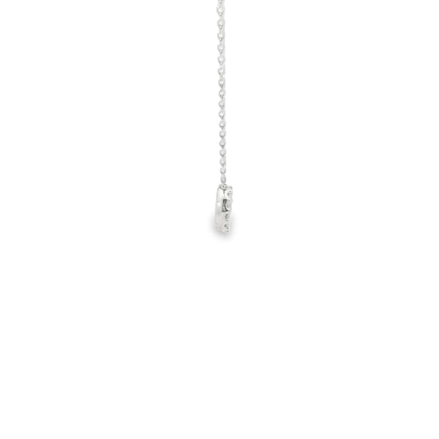 Diamond Pave Disc Pendant