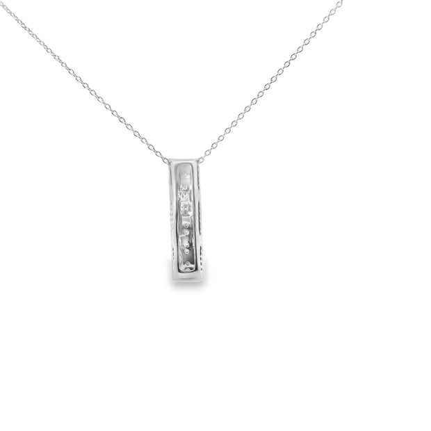 Sterling Silver Bar Pendant