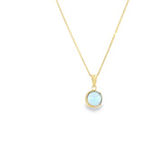 Blue Topaz Pendant