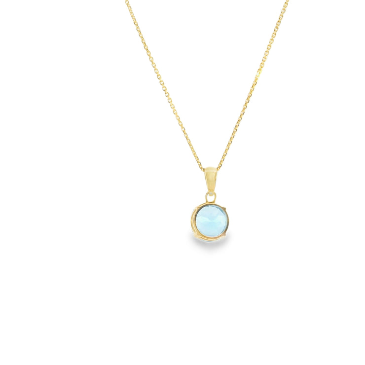 Blue Topaz Pendant