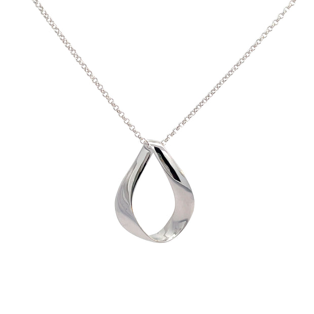 Silver Freeform Pendant