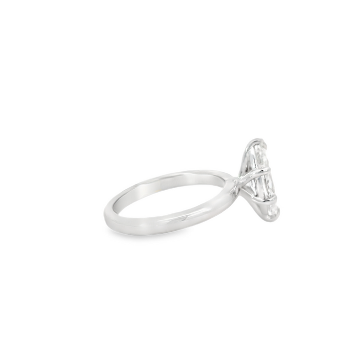 Lab Grown Marquise Engagement Ring
