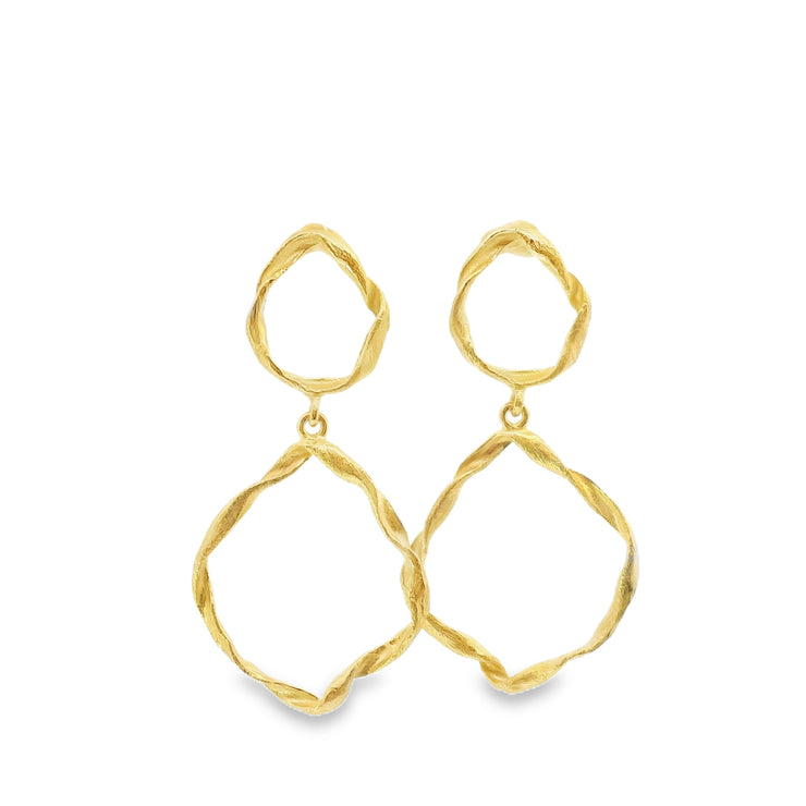 Jorge Revilla Rolling Twist Drop Earrings
