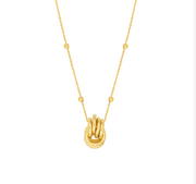 Yellow Gold Station Necklace