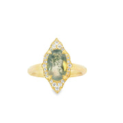 Moss Agate Ring