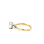 1.27 ct D VVS2 Round Diamond Engagement Ring