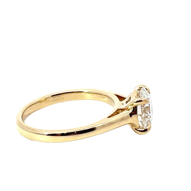 Yellow Gold Lab Grown Engagement Ring