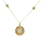 Diamond Halo Pendant (6.01 CT)