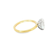 2.00 CT. Oval Lab Grown Diamond Engagement Ring