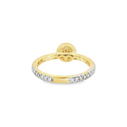Diamond Pave Cluster Ring