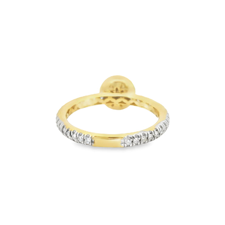 Diamond Pave Cluster Ring