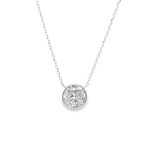 Diamond Solitaire Necklace