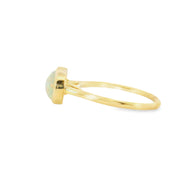 Bezel Set Opal Ring