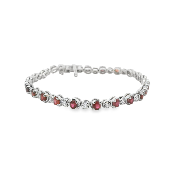 Ruby and Diamond Bracelet