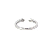 White Gold Split Diamond Band