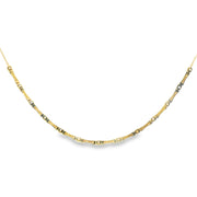 Diamond Bamboo Bar Pendant