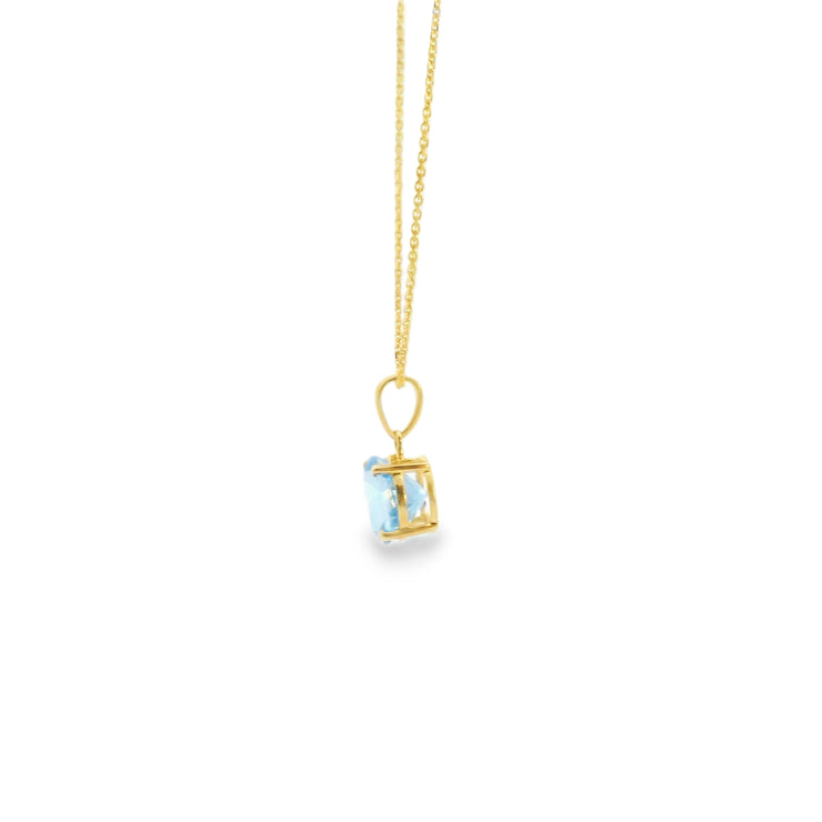 Blue Topaz Pendant