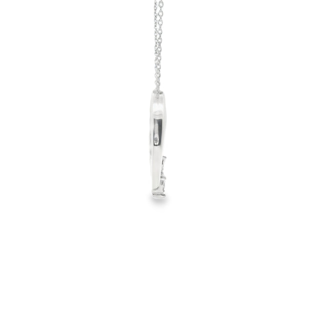 Sterling Silver Diamond Pendant