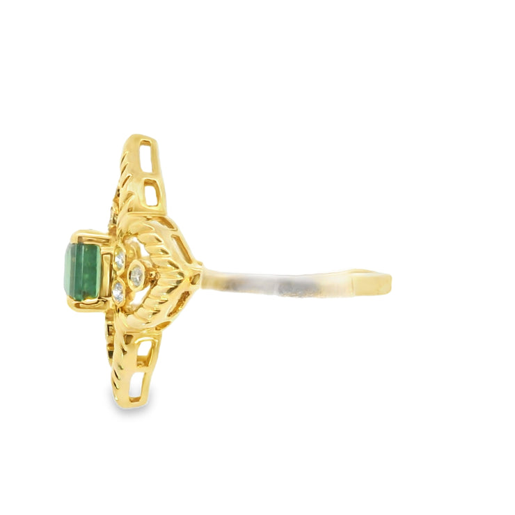 Mint Tourmaline Ring