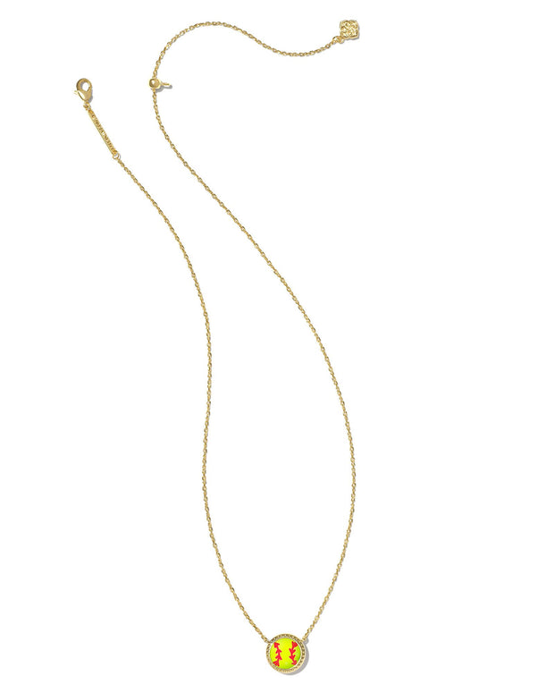 Kendra Scott Softball Short Pendant Necklace