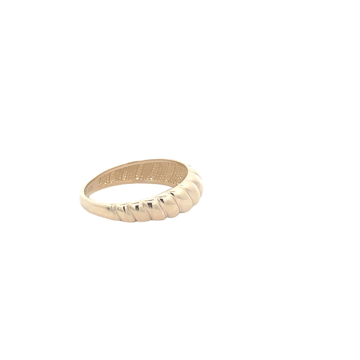 5.6mm Ribbed Dome Band