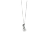 Diamond Pave Moon Pendant