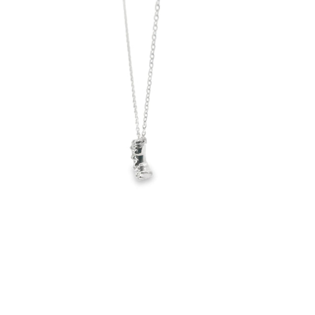 Diamond Pave Moon Pendant