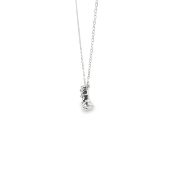 Diamond Pave Moon Pendant