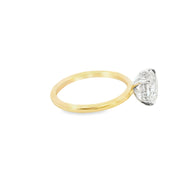 2.00 CT. Round Lab Grown Diamond Engagement Ring