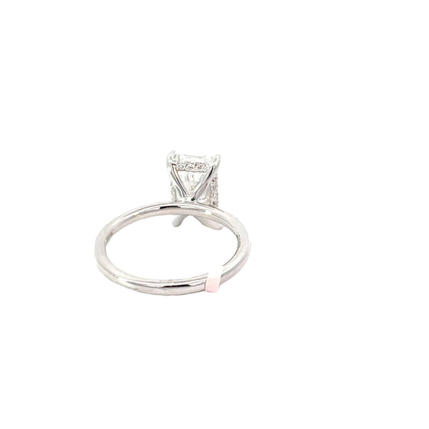 Lab Grown Radiant Diamond Engagement Ring